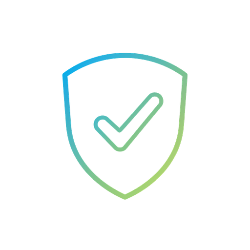 Security-first cloud shield icon