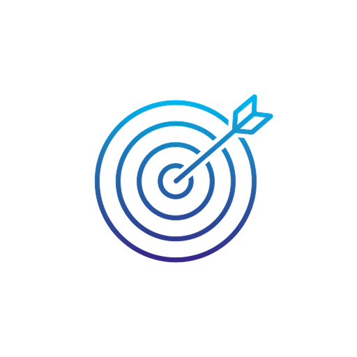 Bullseye icon illustrating measurable ROI
